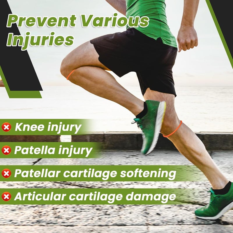 Aolabela 2PCS Patellar Tendon Knee Strap Knee Band for Knee Pain Relief Patella Band for Basketball Running Sports Breathable Patellar Tendon Support Strap - Image 5